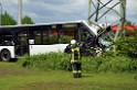 Schwerer Bus Unfall Koeln Porz Gremberghoven Neuenhofstr P008